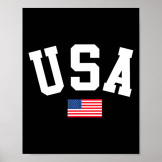USA-Shirt Männer Frauen Kinder Amerikanische Flagg Poster