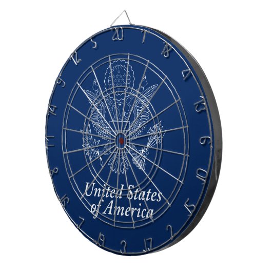 USA-Siegel Dartscheibe (Vorderseite rechts)