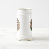 USA Siegel - Gott segne Amerika Bierglas (Mittel)