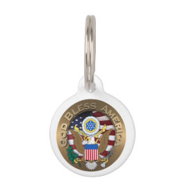 USA Siegel - Gott segne Amerika Tiermarke