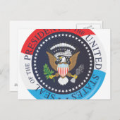 USA-Siegel Postkarte (Vorne/Hinten)