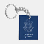 USA-Siegel Schlüsselanhänger (Vorderseite links)