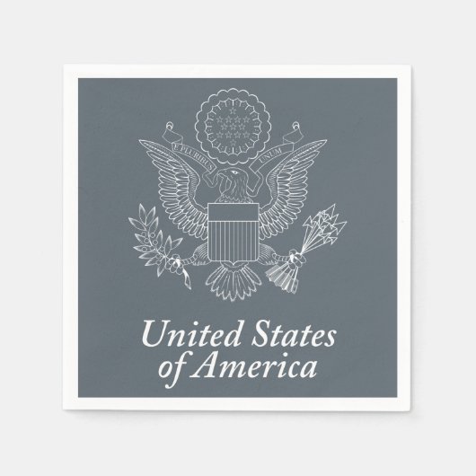 USA-Siegel Serviette (Vorderseite)