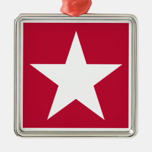 USA SILBERNES ORNAMENT