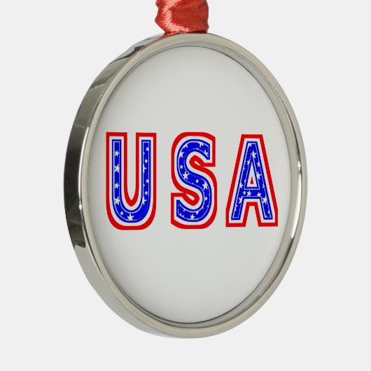 USA SILBERNES ORNAMENT (Rechts)