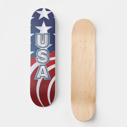 USA SKATE SKATEBOARD (Vorderseite)