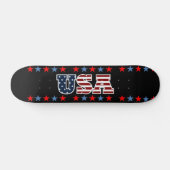 USA Skateboard (Horizontal)