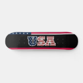 USA Skateboard (Horizontal)