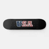 USA Skateboard (Horizontal)