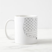 USA Sketch Kaffeetasse (Links)