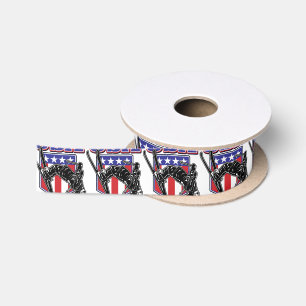 USA-Skier Satinband