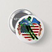 USA SKIING BUTTON (Vorne & Hinten)