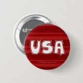 USA-Skizze - roter Knopf Button (Vorne & Hinten)