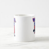 USA Snowboarder Kaffeetasse (Mittel)