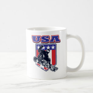 USA Snowboarder Kaffeetasse