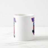USA Snowboarder Kaffeetasse (Mittel)