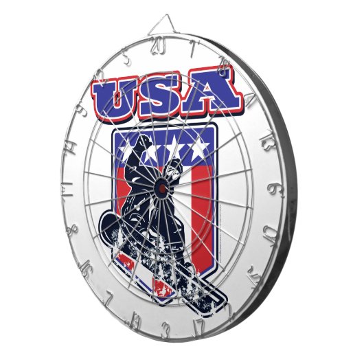 USA Snowboarding Dartscheibe (Vorderseite rechts)