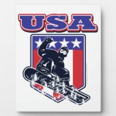 USA Snowboarding Fotoplatte (Vorderseite)