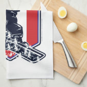USA Snowboarding Küchentuch (Viertel Falte)