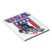 USA Snowboarding Notizblock (angewinkelt)