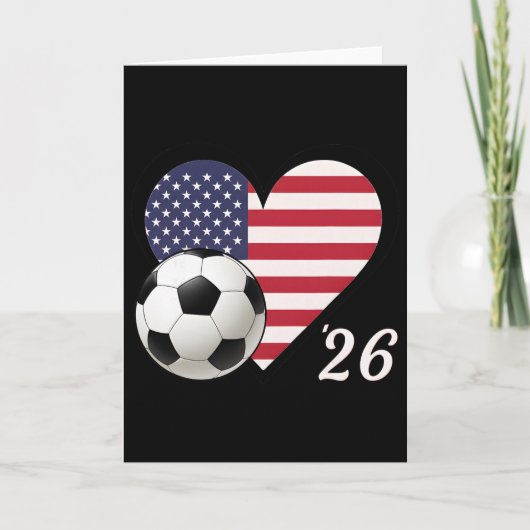 Usa Soccer 2026 Karte (Vorderseite)