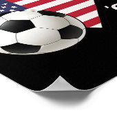 Usa Soccer 2026 Poster (Ecke)