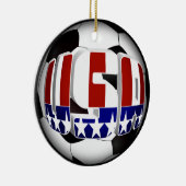 USA Soccer Ball Keramikornament (Rechts)