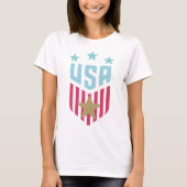 USA Soccer Crest Gold Star T-Shirt (Vorderseite)