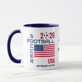 USA Soccer Custom 2026 JEDES JAHR Tasse (Links)