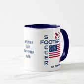 USA Soccer Custom 2026 JEDES JAHR Tasse (VorderseiteRechts)