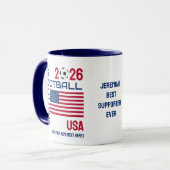 USA Soccer Custom 2026 JEDES JAHR Tasse (Vorderseite Links)