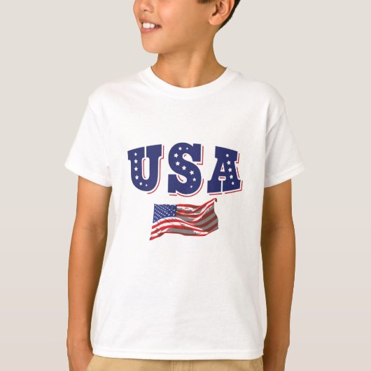 USA Soccer Fan Jersey Shirt American Flag (Vorderseite)