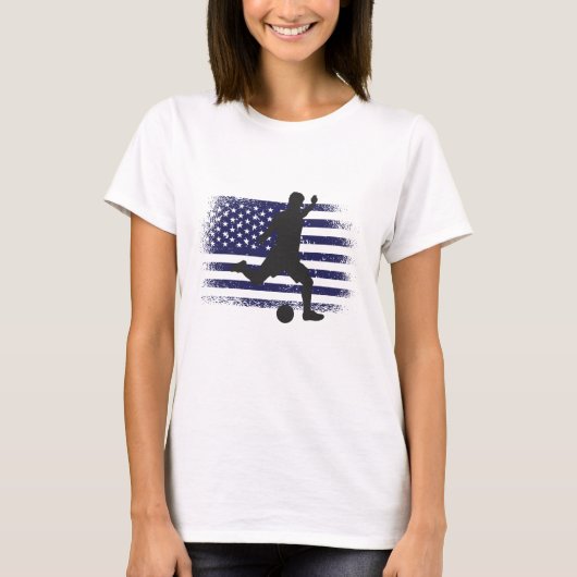 USA Soccer Fan Jersey Shirt American Flag (Vorderseite)