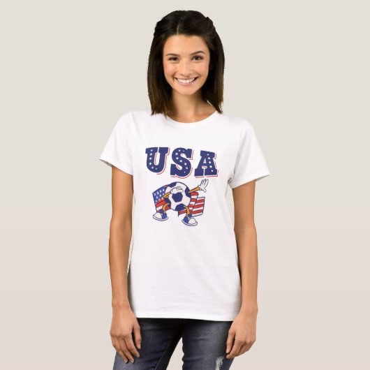 USA Soccer Fan Jersey Shirt American Flag (Vorne ganz)