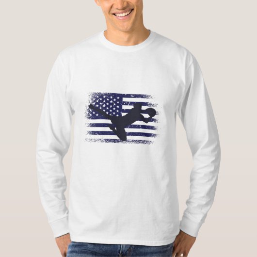 USA Soccer Fan Jersey Shirt American Flag (Vorderseite)