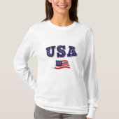 USA Soccer Fan Jersey Shirt American Flag (Vorderseite)