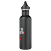 USA Soccer Fan Jersey Shirt American Flag Edelstahlflasche (Rechts)