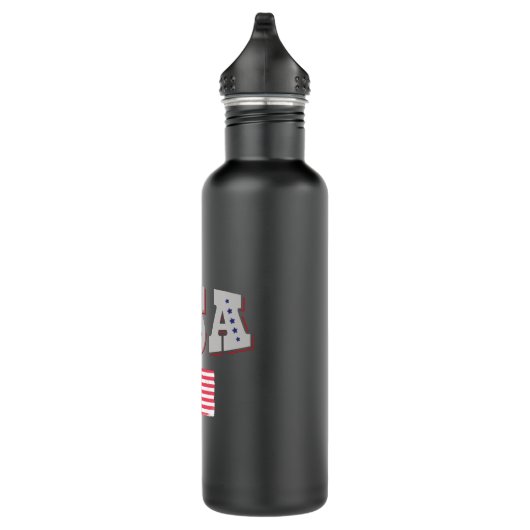USA Soccer Fan Jersey Shirt American Flag Edelstahlflasche (Rechts)