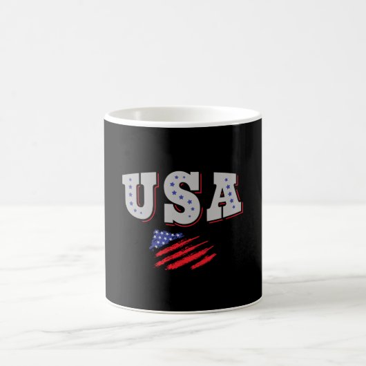 USA Soccer Fan Jersey Shirt American Flag Kaffeetasse (Mittel)