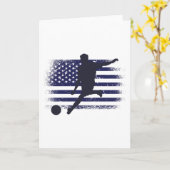 USA Soccer Fan Jersey Shirt American Flag Karte (Gelbe Blume)