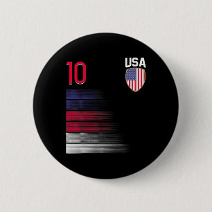 Usa Soccer Ll Flaggen Trikot Button