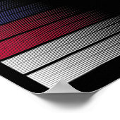Usa Soccer Ll Flaggen Trikot Poster (Ecke)