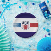USA Soccer Party Paper Plate Pappteller (Party)