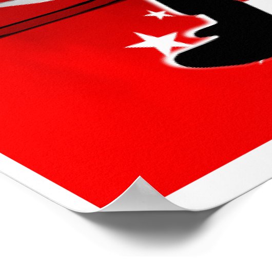 USA Soccer Poster (Ecke)