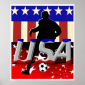 USA Soccer Poster (Vorne)