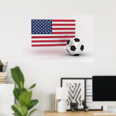 USA Soccer Poster (Heimbüro)