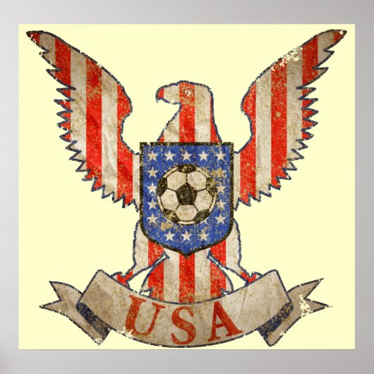 USA Soccer Poster (Vorne)