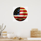 USA Soccer Poster (Küche)