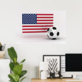 USA Soccer Poster (Heimbüro)
