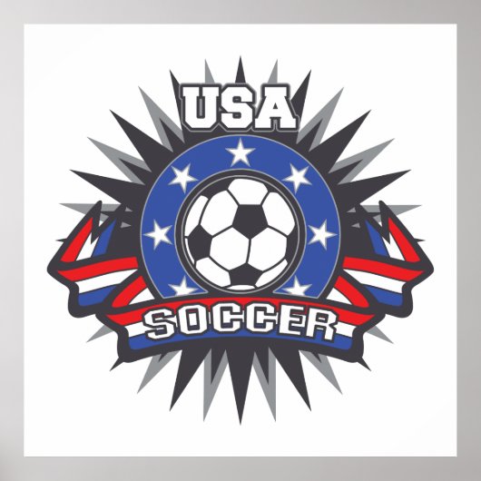 USA Soccer Poster (Vorne)